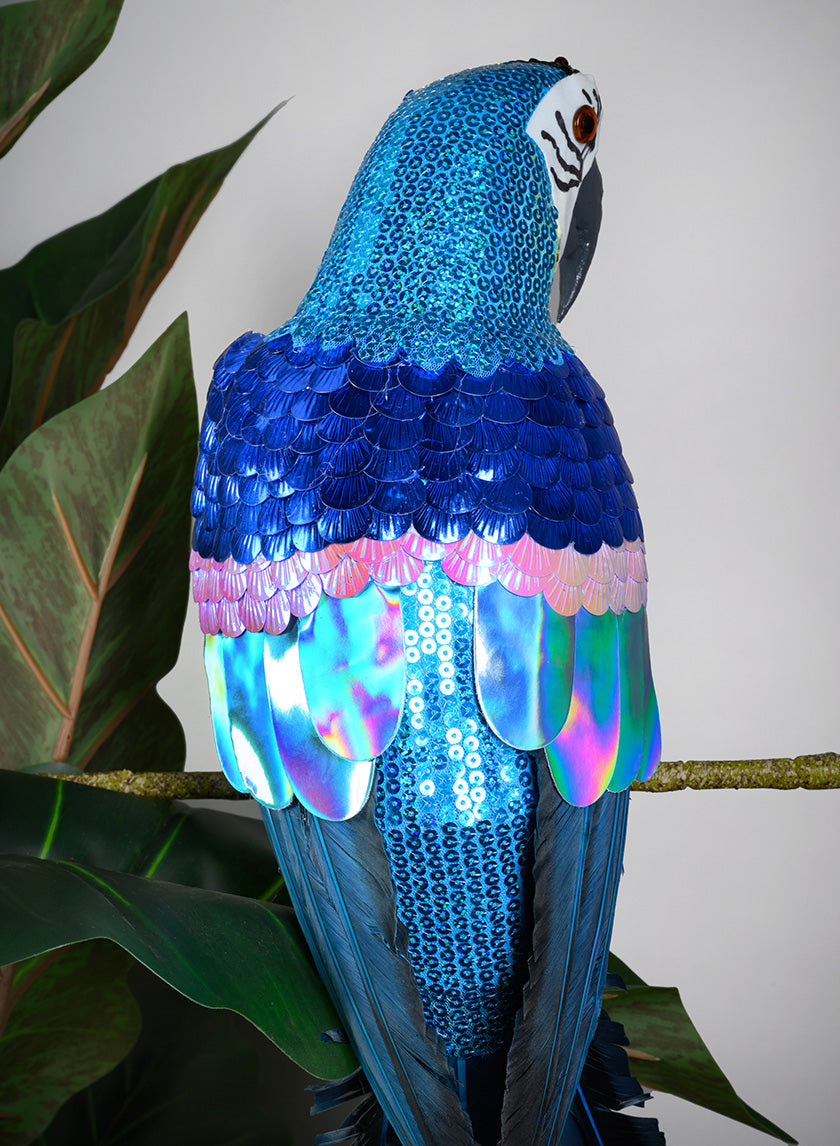24in Long Large Rio Carnival Macaw Parrot