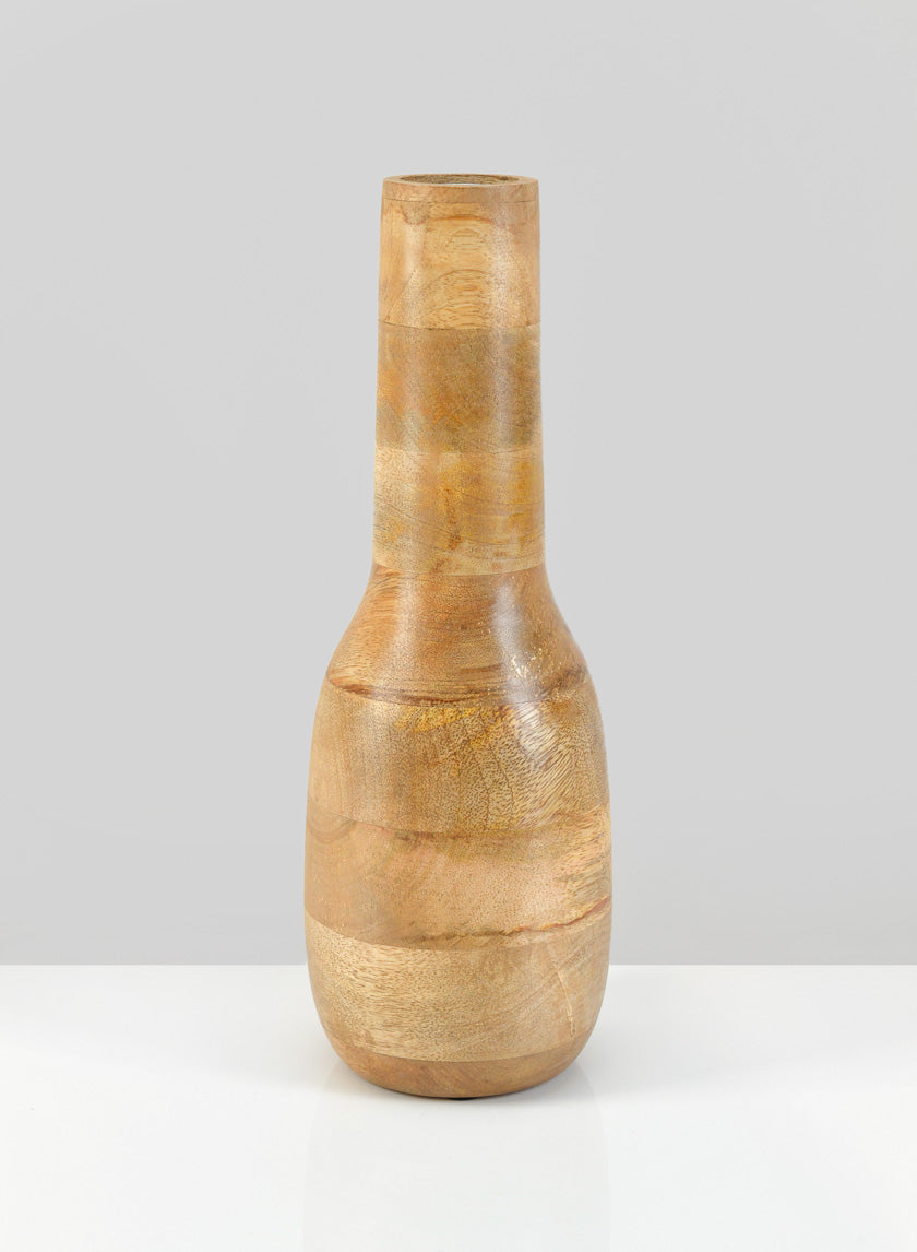 12in Tall Amazonas Deco Vase With Metal Insert