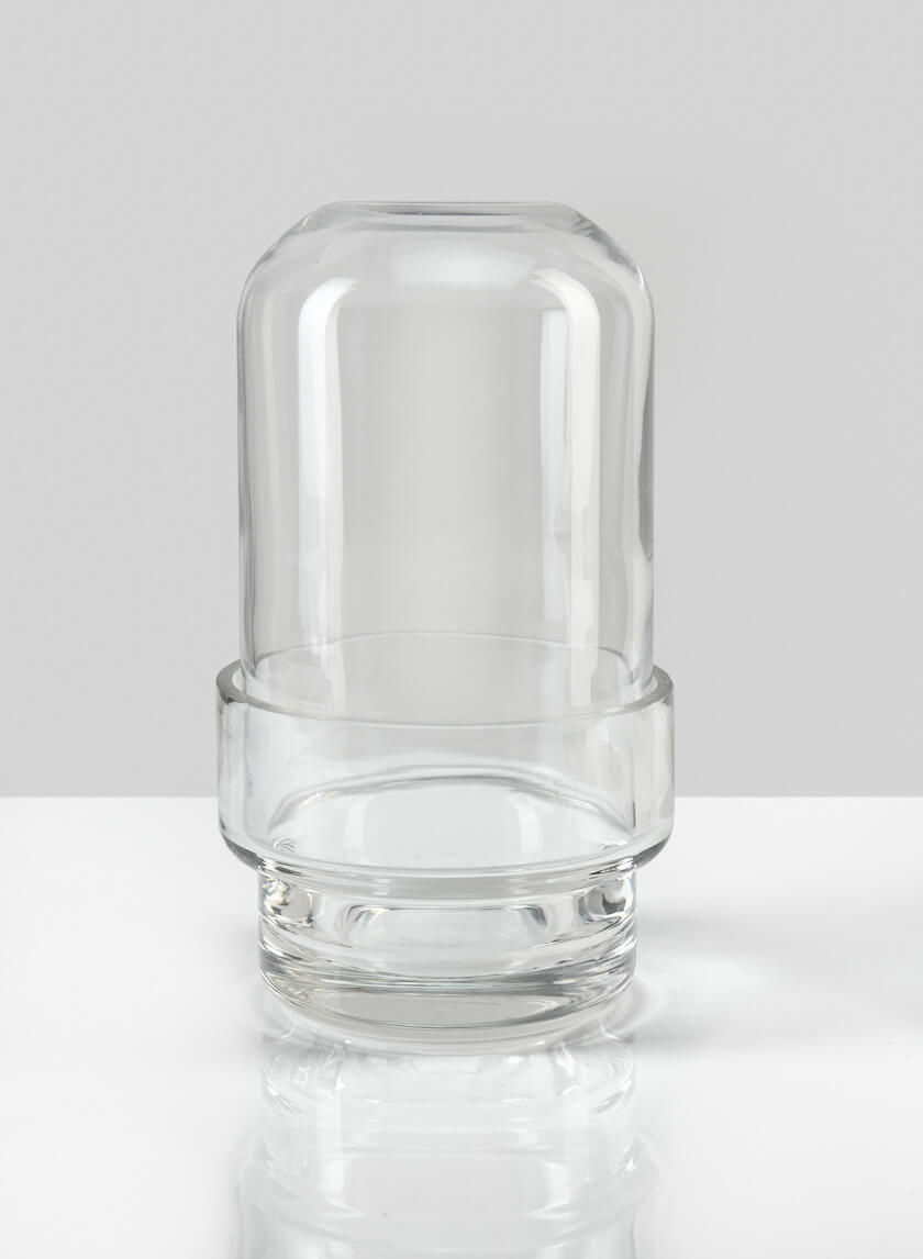6.25in Tall Swazi Glass Terrarium, Small
