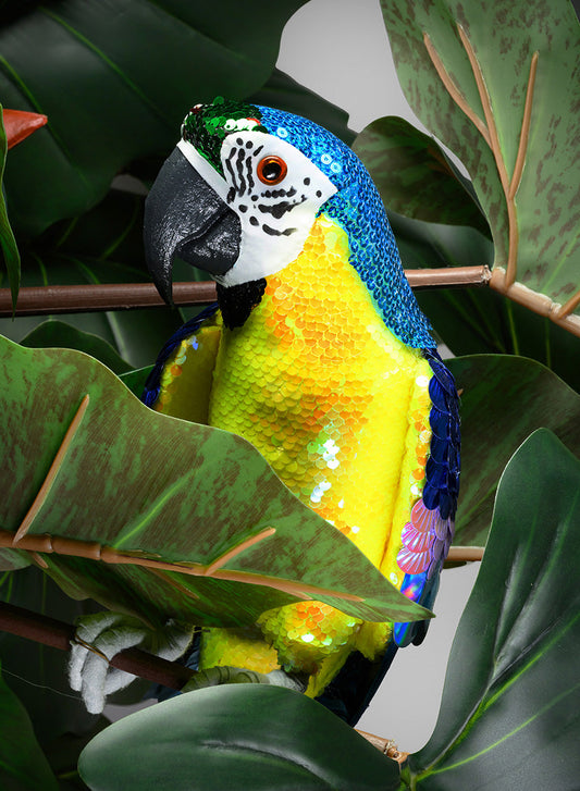 24in Long Large Rio Carnival Macaw Parrot