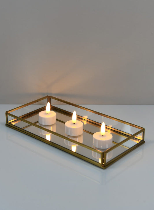 10in Long Bijoux Glass Tray
