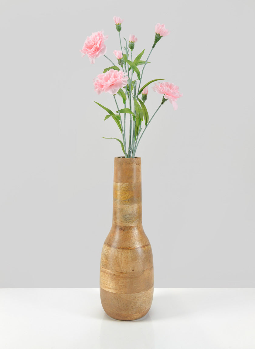 12in Tall Amazonas Deco Vase With Metal Insert